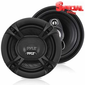 PYLE PL513BK 3-Way Universal Car Stereo Speakers - 240W 5.25” Triaxial Loud Pro Audio Car Speaker Universal OEM Quick Replacement Component Speaker Vehicle Door/Side Panel Mount Compatible