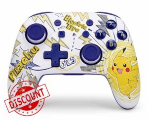 PowerA Nano Enhanced Wireless Controller for Nintendo Switch - Pokémon: Pikachu School Days