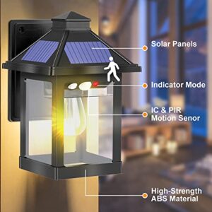 Motion Sensor Solar Security Lights with 3 Lighting Modes