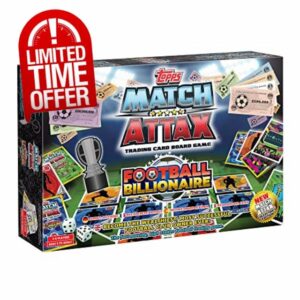 Football Billionaire Match Attax Edition Family Board Game For Kids and Adults | Ages 6+ | A Trading & Family Strategy Game for 2-6 Players