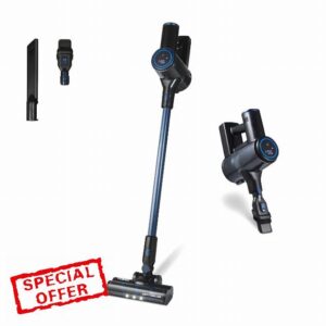 Tower T513012AT VL100 Optimum Cordless 3-in-1 Pole Vacuum Cleaner with HEPA 12 Filter & Anti-Tangle Floor Head