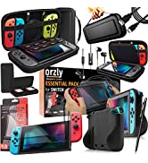 Orzly Sports Family Party Pack Accessories Bundle designed for Nintendo Switch and OLED Console G...