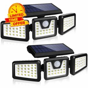 KIBTOY Solar Security Light Motion Sensor