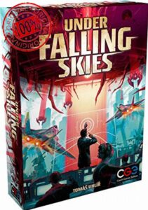 Czech Games Edition | Under Falling Skies | Board Game | 1+ Players | Ages 12+ | 20 to 40 Minutes Playing Time