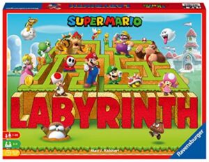 Ravensburger Super Mario Brothers Labyrinth - Moving Maze Family Board Game for Kids Age 7 Years Up - 2 to 4 Players