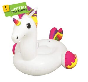 Bestway 41113-18 Inflatable Supersized Unicorn Ride-On