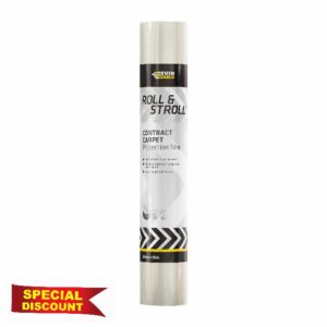 Everbuild EVBROLL50 Roll and Stroll Contract Carpet Protector | Self Adhesive Carpet Protector