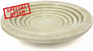 Wildlife World Nature Oasis Bird Bath -- Sustainable Outdoor Design for Birds