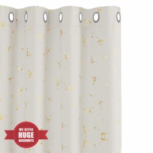 Deconovo Blackout Eyelet Curtains