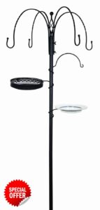 Gardman A04390 Decorative Bird Feeding Station - Black