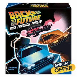 Ravensburger Back to the Future Immersive Family Strategy Board Games for Adults and Kids Age 10 Years Up - Dice Through Time