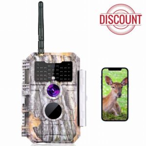 BlazeVideo Wildlife Camera 24MP 1296P WiFi Bluetooth