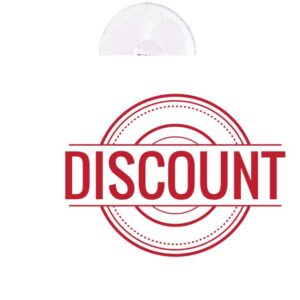 uovva 16 Inch Oscillating Cooling Pedestal Fan with Folding Base and Adjustable Height and Tilt 3-Speed White (16 Standing Fan)