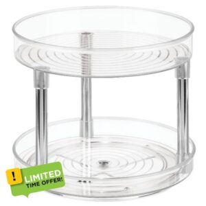 iDesign 2 Tier Lazy Susan Turntable Organiser