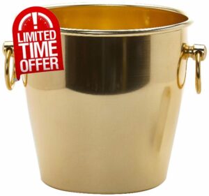 Pentole Agnelli Buffet Anodized Smooth Heavy Champagne Bucket