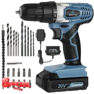 C P CHANTPOWER Cordless Drill Set