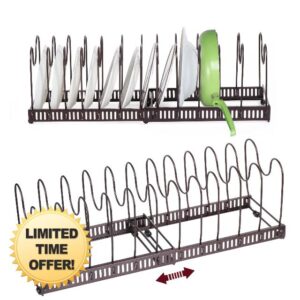 Kinsinder Expandable Pans Organiser Rack