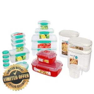 Sistema New Home Kitchen Storage & Organisation Gift Pack | 18 Containers | Lunch Boxes