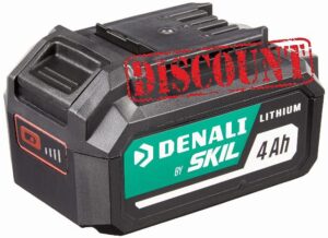 Amazon Brand Denali by SKIL 18 V (20 V Max) 4.0 Ah Lithium Battery