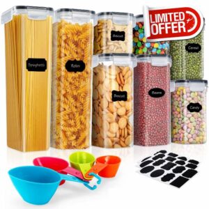 Jovego 8 Pack Airtight Food Storage Containers