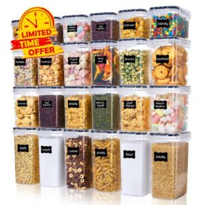 Vtopmart Set of 24 Airtight Food Storage Containers & Kitchen Storage Containers