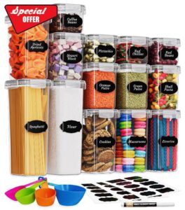 Chef's Path Airtight Food Storage Containers Set [14 Pack] for Cereal