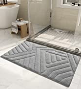 Color G Diatomaceous Bath Mat Quick Dry 44x70cm, Bathroom Mat Non Slip Washable, Super Absorbent ...