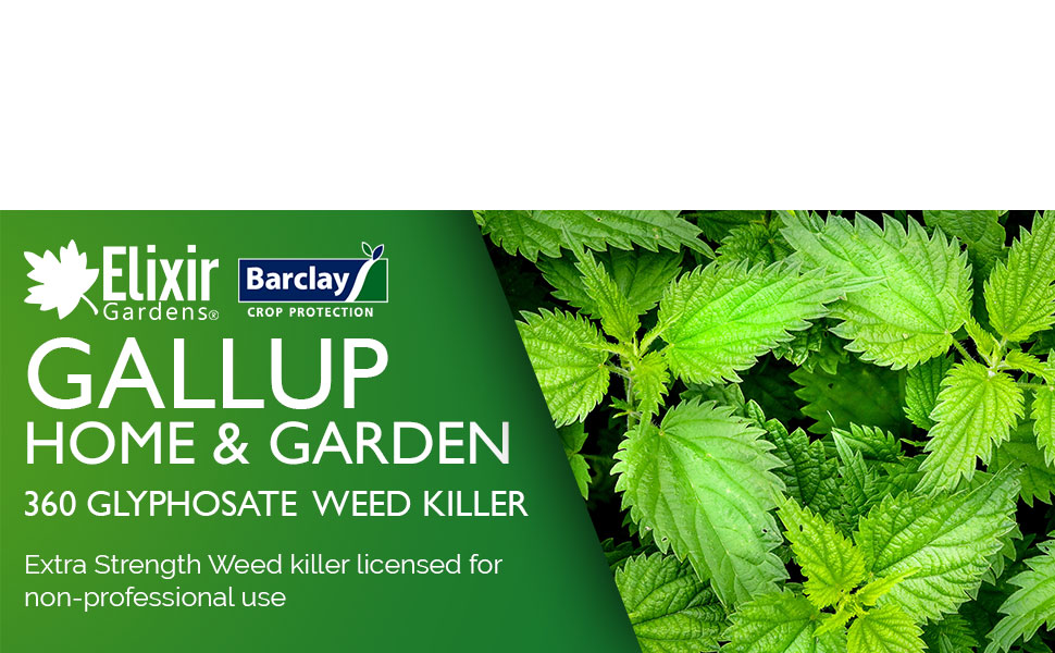 Gallup home and garden header glyphosate weed kiler