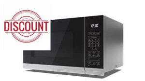 SHARP YC-PC322AU-S 32 Litre 1000W Silver or Black Microwave Combi Oven 1300W Grill and 2300W Convection Cooker