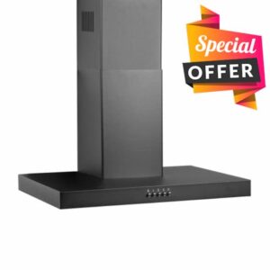 SIA TBC60BL COOKER HOOD 60cm LED Lighting - Black