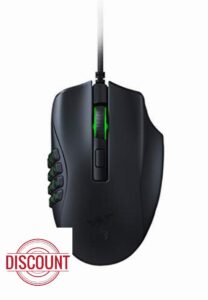 Razer Naga X - Ergonomic MMO Gaming Mouse with 16 Programmable Buttons (2nd Gen Optical Mouse Switches