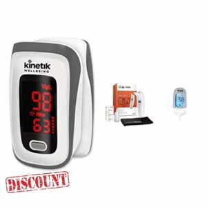 Kinetik Wellbeing Finger Pulse Oximeter – In Association with St John Ambulance & Inner Ear Thermometer – Used by The NHS – in Association with St John Ambulance
