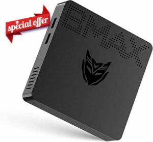 BMAX Mini Pc 6GB DDR4 64GB eMMC Windows 10 Pro Celeron N3350 Fanless Desktop Computer