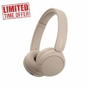 Sony WH-CH520 Wireless Bluetooth Headphones - up to 50 Hours Battery Life with Quick Charge