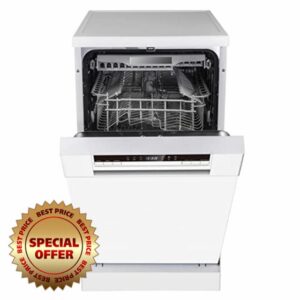 Hisense HS520E40WUK Slimline 11 Places Free Standing Dishwasher White with 15 Minutes Quick Wash            [Energy Class E]