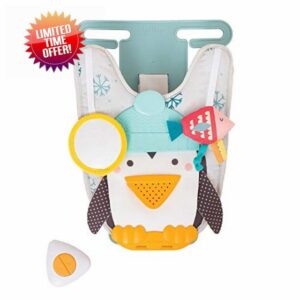 Taf Toys Penguin Play and Kick Car Toy with Remote Control. Baby Travel Activity Centre with Light up Hat