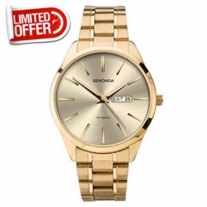 Sekonda Mens Analogue Classic Quartz Watch with Stainless Steel Strap 1643.27