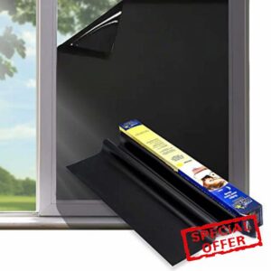 Temporary Blinds for Windows - Static Black Out Blinds for Bedroom