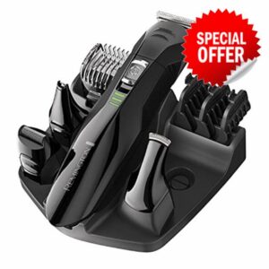 Remington All-On-One Grooming Kit - Beard Trimmer for Men; Hair Clipper; Nose and Ear Trimmer with Mini Foil Shaver PG6020