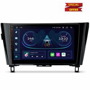XTRONS Octa Core Android 12 Car Stereo Auto Player 10.1 Inch GPS Navigation Built-in Wireless CarPlay DSP RDS Radio A2DP Bluetooth Support AHD Camera WIFI TPMS DVR DAB+for Nissan X-Trail Qashqai Rogue