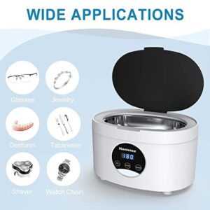 600ml Ultrasonic Jewellery Cleaner Machine with Degas