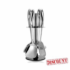 OMIAJE Stainless Steel Cooking Tools Set Colander Spatula Shovel Spoon Kitchenware Gadgets Home Kitchen Accessories Set zhengzilu