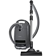 Miele 12030390 Compact C2 Cat & Dog Bagged Cylinder Vacuum Cleaner with Power Efficiency Motor, T...