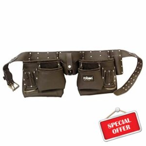 Rolson 68885 Double Oil Tan Tool Bel