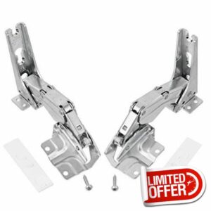 SPARES2GO Hettich Type Integrated Door Hinges Fridge Freezer Set (Left & Right Hinges with Codes: 3306 3702 3307 3703 5.0 41.5)