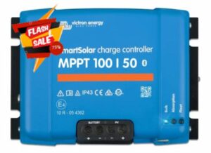 Victron Energy SmartSolar MPPT 100V 50 amp 12/24-Volt Solar Charge Controller (Bluetooth)