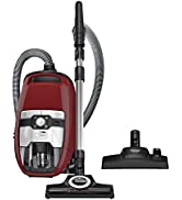 Miele 12034050 Blizzard CX1 Bagless Cylinder Vacuum Cleaner with EcoTeQ Floorhead, Hygiene Lifeti...