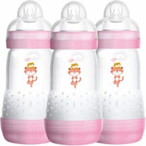 MAM Easy Start Self Sterilising Anti-Colic Baby Bottle Pack of 3 (3 x 260 ml)