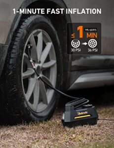 Portable Electric Car Tyre Pump with Tyre Pressure Gauge