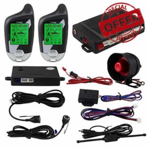 EASYGUARD 2 way car alarm system EC203 with LCD pager display